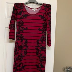 Body con, floral printed dress